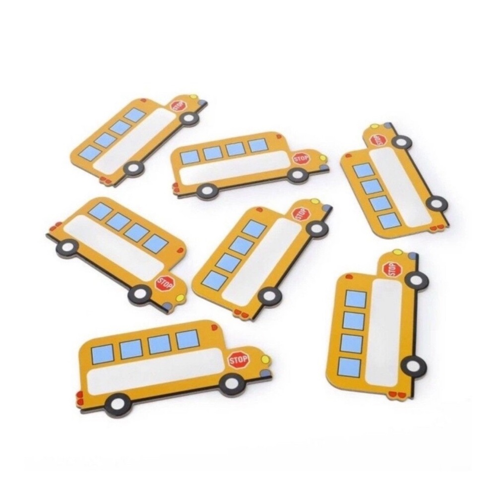 Target Bullseye Dry Erase Magnets School Bus 26 ct